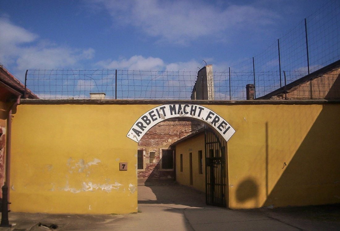 Terezin concentration camp gate