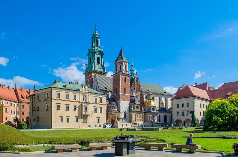 The awesome Wawel Castle, one of the things to do in Krakow, Poland