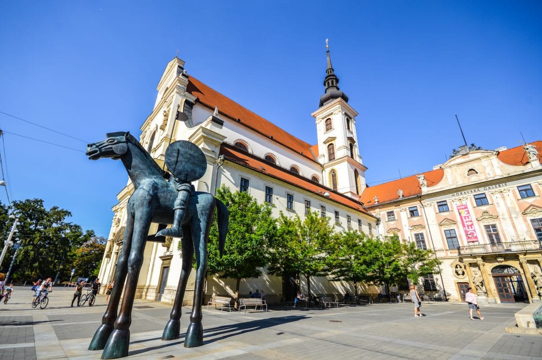 Moravian Square in Brno