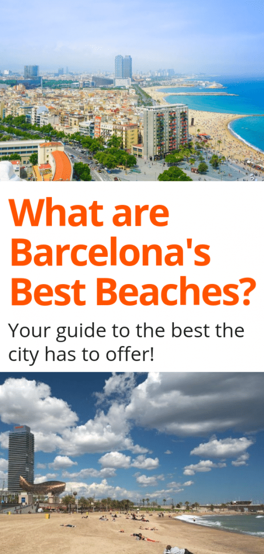 One of the best things about Barcelona is that it's located on the sea and visitors have access to some pretty awesome beaches. If you want to soak in some Spanish sun here is your guide to the best beaches in Barcelona Spain! #beaches #spain #barcelona #travel #europe #europeantravel